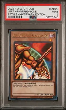 2023 YU-GI-OH! LOB 25TH ANNIVERSARY EDITION PSA 9 PSA 10 LEGEND OF EXODIA SET - Image 3