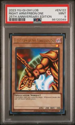 2023 YU-GI-OH! LOB 25TH ANNIVERSARY EDITION PSA 9 PSA 10 LEGEND OF EXODIA SET - Image 5