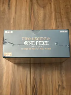 One Piece OP-08 Booster Box Two Legends, Sealed, English Edition, LUFFY ZORO - Image 4
