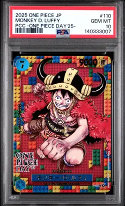 2025 ONE PIECE JPN PREMIUM COLLECTION ONE PIECE DAY'25 MONKEY D. LUFFY PSA 10 - Image 1