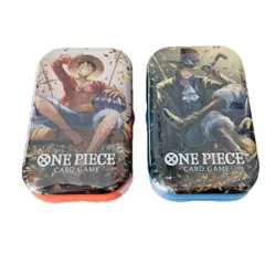 One Piece Tin Pack Set Vol 2 Set of 2 | TS-02 OP-13 | Bandai | SEALED IN HAND - Image 1