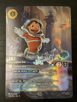 Lilo - Best Explorer Ever - Enchanted Card 238/204 Disney Lorcana Enchanted Nm - Image 1