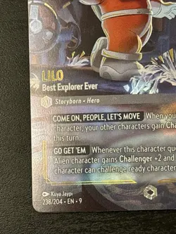Lilo - Best Explorer Ever - Enchanted Card 238/204 Disney Lorcana Enchanted Nm - Image 5