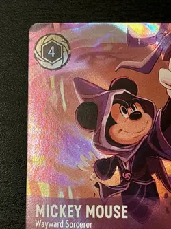 Disney Lorcana The First Chapter Mickey Mouse Wayward Sorcerer Enchanted 208/204 - Image 2