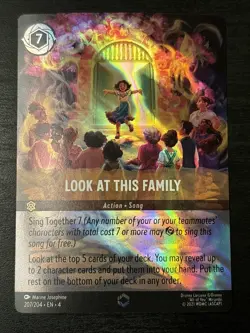 Disney Lorcana Ursula's Return: Look at This Family Enchanted Card 207/204 - Image 1