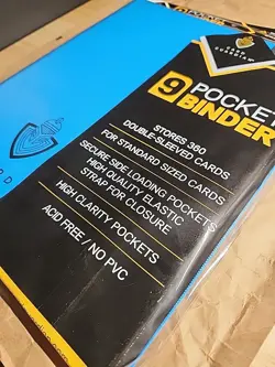 Card Guardian - 9 Pocket Binder for 360 Cards Trading Card Blue - Image 3