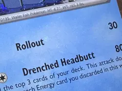 Quagsire ERROR COSMOS HOLO BLEED SWIRL 156 Pokemon TCG Card SVP Near Mint - Image 4