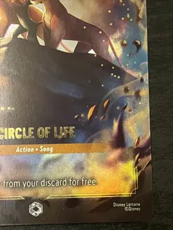 Circle of Life Enchanted Holo Card 225/204 Fabled Lorcana Set 9 Enchanted Nm - Image 4