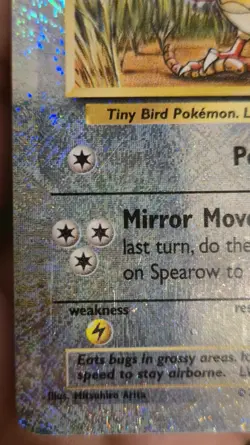 Pokemon Spearow Legendary Collection Reverse Holo Card 94/110 - Image 5