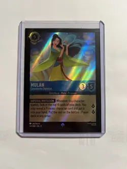 Mulan - Considerate Diplomat 142/204 Fabled Cold Foil Disney cards - Image 1