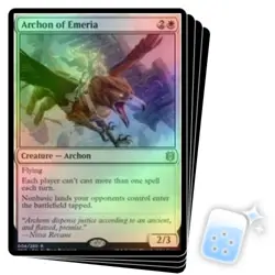 FOIL ARCHON OF EMERIA X4 Zendikar Rising ZNR Magic MTG MINT CARD - Image 1