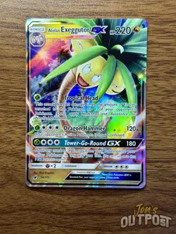 Pokemon Card Alolan Exeggutor Gx 74/111 Crimson Invasion - US Seller - Image 1
