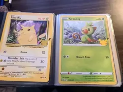 Pokemon First Partner 25th Anniversary Jumbo Card 25 Card Set W/ 2 Binders - Image 4