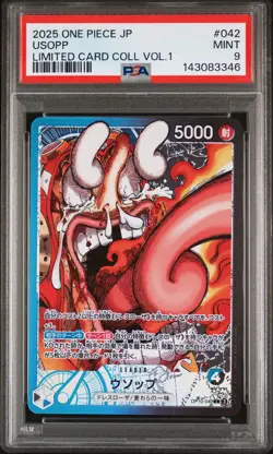2025 ONE PIECE JAPANESE LTD CARD COLLECTION VOL.1 #042 USOPP PSA 9 - Image 1