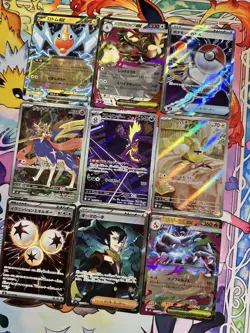 Lot Of 9 Pokemon TCG Set HOLO Rare Cards Assortment Collection Shiny FA EX - Image 2