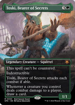 MTG Toski, Bearer of Secrets BLB Special Guest NM M Mythic 60 Legendary Creature - Image 1