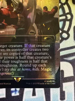 Saw in Half Deadpool Secret Lair Drop - #1755 NM 🌈 Rainbow Foil 🌈 - Image 4