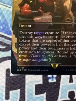 Saw in Half Deadpool Secret Lair Drop - #1755 NM 🌈 Rainbow Foil 🌈 - Image 5