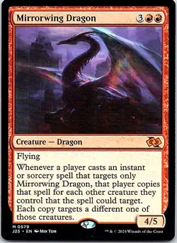 Mirrorwing Dragon M Creature - Dragon Normal Foundations Jumpstart 579 NM - Image 1