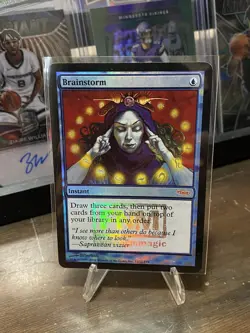 Magic The Gathering MTG Brainstorm 12 Foil #A Friday Night Magic 2004 - Image 1