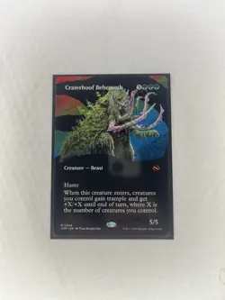 Craterhoof Behemoth (Borderless) Tarkir: Dragonstorm Regular - Image 1