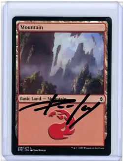 Mountain Signed Artist Proof MTG - Image 1