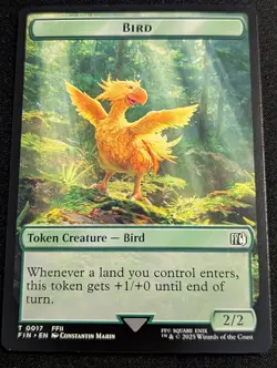 MTG - Bird (T0017) Wizard (T0015) Token - Final Fantasy - Pack Fresh!! - Image 1