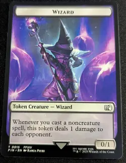 MTG - Bird (T0017) Wizard (T0015) Token - Final Fantasy - Pack Fresh!! - Image 2
