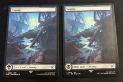 MTG - x2 Swamp #302 - Final Fantasy - Pack Fresh!! - Image 1