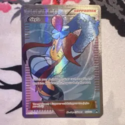 Pokemon Skyla Ultra Rare Full Art Holo Trainer Supporter 122/122 Breakpoint - Image 1