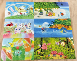 Pokemon TCG Southern Islands (x6) Promo POSTCARD Set - Image 1