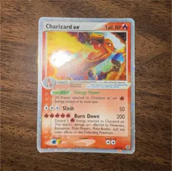 Charizard ex 105/112 EX FireRed & LeafGreen Holo Rare EX Pokemon Card 1/5 Chance - Image 1