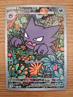 2025 Pokemon Haunter Illustration Rare Promo 027 - Mega Evolution - NM - Image 1