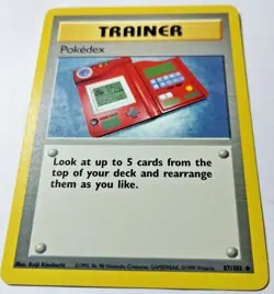 Pokemon TCG Pokedex Base Set 87/102 Regular Unlimited Uncommon - Uncirculated - Image 2