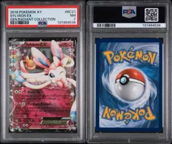 2016 Pokemon Xy Generations Radiant Collection #RC21 Sylveon Ex PSA 7 - Image 3