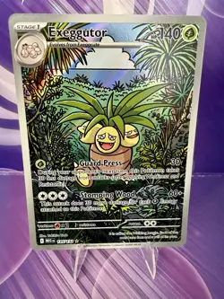 Exeggutor 135/132 Illustration Rare Pokemon TCG Mega Evolution Pack Fresh NM+/M - Image 1