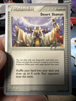 Pokemon TCG- Desert Shaman 123/144 - World Championships 2004 Kevin Nguyen - - Image 1