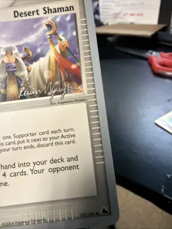 Pokemon TCG- Desert Shaman 123/144 - World Championships 2004 Kevin Nguyen - - Image 4