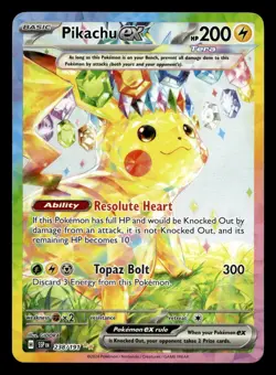 Pikachu ex 238/191 Special Illustration Rare Surging Sparks Pokemon NM - Image 1