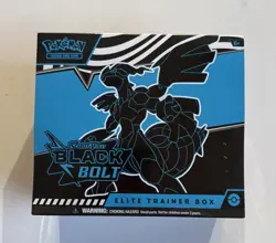 POKEMON TCG SCARLET & VIOLET BLACK BOLT ETB ELITE TRAINER BOX NEW SEALED - Image 1