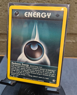 Vintage Darkness Energy 104/111 Neo Genesis 1st Edition Pokemon TCG Near Mint - Image 1