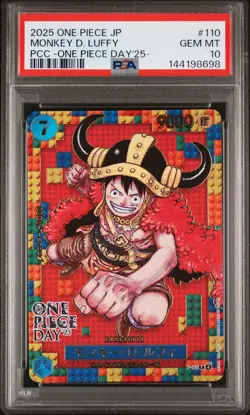 2025 ONE PIECE JPN PREMIUM COLLECTION ONE PIECE DAY'25 MONKEY D. LUFFY PSA 10 - Image 1
