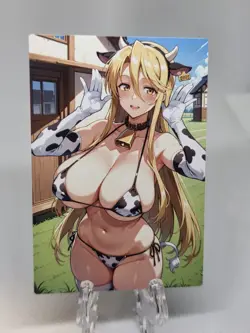 Shizuka Marikawa High School Of The Dead Anime Waifu Card - Image 1