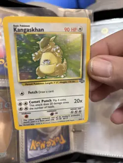 Pokemon TCG Kangaskhan Jungle Holo Card 5/64 LP MP C42 - Image 1
