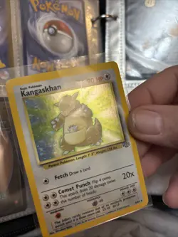 Pokemon TCG Kangaskhan Jungle Holo Card 5/64 LP MP C42 - Image 2