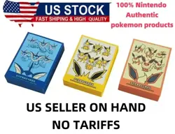 Lot 3 Packs Pokemon TCG Eevee Advanced Theme Card Sleeve Set (Total 192 Pieces) - Image 1