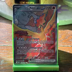 Team Rocket's Moltres ex - (Destined Rivals Stamp) 208/182 Miscellaneous Cards & - Image 1