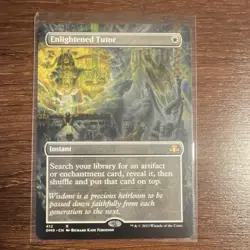 Wizards of the Coast Enlightened Tutor Rare Instant MTG Card 412 Dominaria Rema. - Image 1