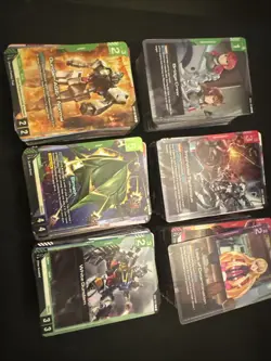 Gundam Tcg Mixed Bulk Lot 540 Cards (300 Steel Requiem + 240 Duel Impact) - Image 1