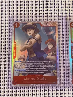 Monkey D. Luffy OP14-013 SR & OP12-015 SR One Piece Cards NEW! - Image 2